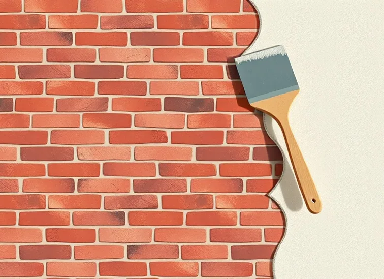 Application d'un enduit décoratif à la lisseuse sur un mur